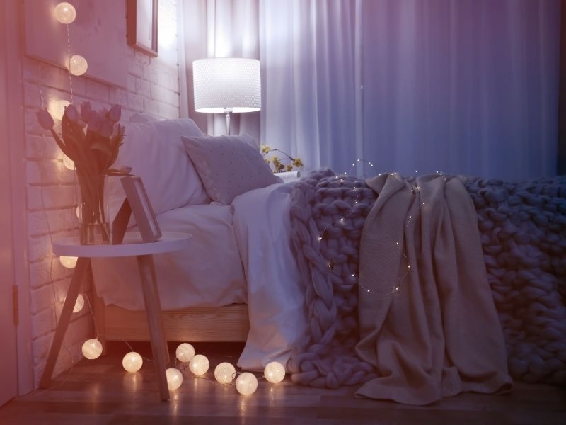 Dim lighting for a cocooning atmosphere at home