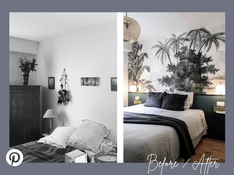 before after bedroom selling home