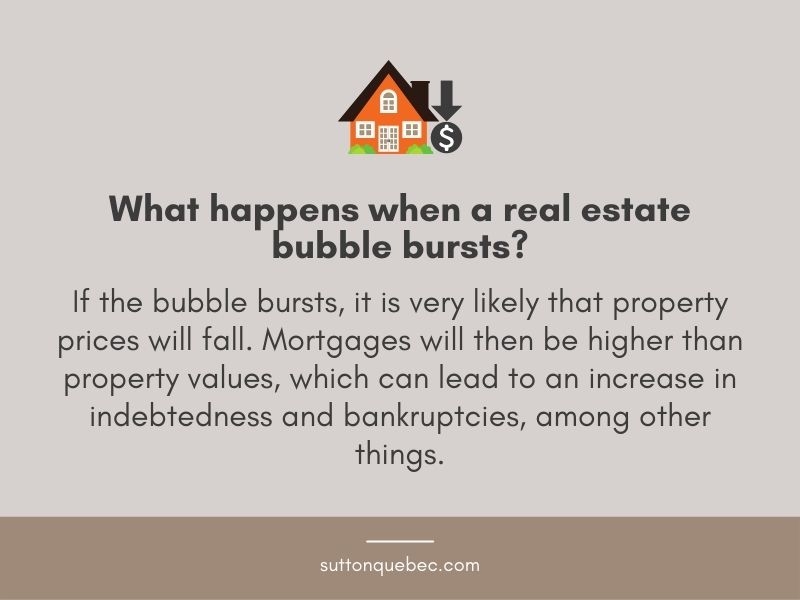 The consequences of a real estate bubble burst